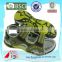 new design colorful Hollow out rubber sandals with Net cloth