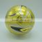 Metallic leather size 4 soccer ball