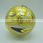 Metallic leather size 4 soccer ball