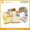 Hard cover memo pad with sticky note pad