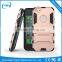 China Manufacturer 2 in 1 PC+TPU Defender Case Shockproof Stand Back Cover for iPhone 5/5s/SE