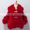 2015 winter 80CM cashmere cape with twist fur trim for women CC0720