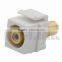 Keystone RCA Connector With White Inner Color