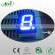 1.5 inch blue color 7 segment led display, 1 digit