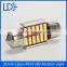Festoon Dome Panel Light 12 SMD 4014 LED 31mm Car Reading Interior Map Roof lights