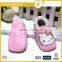 Hot sale very soft sole cute lovely printing baby kids moccasins cheap fake leather shoe