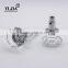 Contemporary Thomasville Furniture Chrome Base Interior Crystal Door Knobs