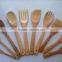 34cm long Bamboo Salad Slotted Spoon& Chef Spatula scoop