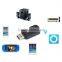 Portable Bluetooth Wireless USB Audio Music Receiver Adapter for Speakers with 3.5mm audio Cable