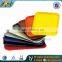 Food grade PP Non-slip Stackable rectangular food court plastic serving trays wholesale