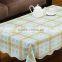 golden pvc lace table cloth