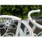 POWERLON Anti White Metal Bicycle Flower Plant Stand 2 Pots Vintage Style