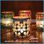 Exquisite Design cylinder shaped Glass mosaic candle jar