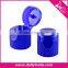 28/400MM Blue Plastic Tube Flip Top Cap,Flip Off Cap,Flip Cap