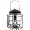 Outdoor 12 Inch Black 4-Peg squirrel proof bird feeder