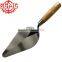 wooden handle carbon steel blade bricklaying trowel