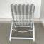 Steel Oval Tube Folding Beach Sun Bed Furniture Chair