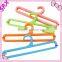 Customized Top selling reasonable price plastic foldable clothes hanger, expandable clothes hanger