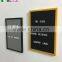 12''*18'' Letter board gold frame backing with slots to insert letters includ letters