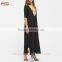 Contrast Sequin Appliques Slit Side Maxi Dress New Model Abaya in Dubai