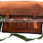 Canvas kits admission package / bag electrician suede leather bag, leather tool bag