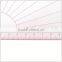 Kearing Transparent Acrylic Triangle Ruler for Sewing Multi Use Plastic Rulers#T036