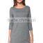 Online Shopping China Clothes Long Flowy Elbow Sleeve Jersey Tunic For Women