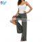 Yihao OEM Yoga Pants Ladies High Waist Yogo Sports Trousers Women Casual Wide Leg Pants Sweat Trousers