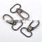 25mm 1inch Shinny black nickle gun metal Alloy Swivel Clasps Snap Key Hooks DIY Key Chain Ring clip buckle HK-020