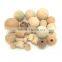 Quality Round Ball Decorations Custom Painted Wooden Bead Craft