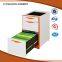 Steel filing cabinet mobile pedestal 3 drawer steel mobile A4 metal File Cabinet