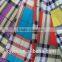 grid printed flannel