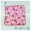 magic compressed velvet flower printed face towel/mini promotion hand towel