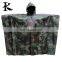 Green Camo Poncho Birds