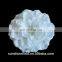 4.5Inch DIY Accessories Large Satin Flowers With Shiny Gem Center Flat Back