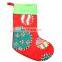 LED light christmas stocking plush christmas stocking socks