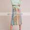 New Arrival Side Slit Colourful Sequin Midi Skirt Women