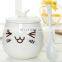 White Ladies Faces Coffee Mug Emotion Mug Milk Mugs