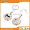 SIDE souvenirs zinc alloy beer cap shape metal bottle opener parts keyring