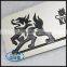 Best Quality Antique Handmade Engraved Animal Design Painting Metal Plating Craft Aluminum Label