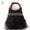 100% Human Unprocessed Hair Indian Hair Lace Front Closures 360 Lace Frontal With Bundles