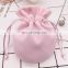 12x10cm Pink Green Gift bags Pink pouches Drawstring Jewelry bags Velvet bags