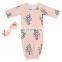 Newborn Baby Stylish Cactus Printed 2 Month Old Baby Sleep Gown Clothes Wholesale Baby Girls Adorable Sleeping Bags.