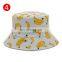 New Fashion Reversible Black White Cow Pattern Bucket Hats Fisherman hats For Women Gorras Summer