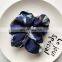 8colors free ship Floral  Women Hair No Crease Hair Tie Scrunchie Ponytail Hair Holder Rope For Women Girls