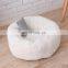 Round Shape Dog Kennel Special Warm Super Soft Long Plush Cat Bed Dual Mounted Cat Nest