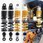 Universal 1 Pair Black 330mm Motorcycle Rear Suspension Adjustable Suspension Shocks Spring