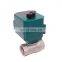 DN50 2 inch  DC12VDC24v AC110V stainless steel material electric actuated ball valve