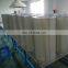 Washable pleated polyester cylinder dust collection air filter cartridge