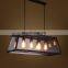 Bedford Four-Light Glass Island Pendant Light Oil Rubbed Bronze Finish
